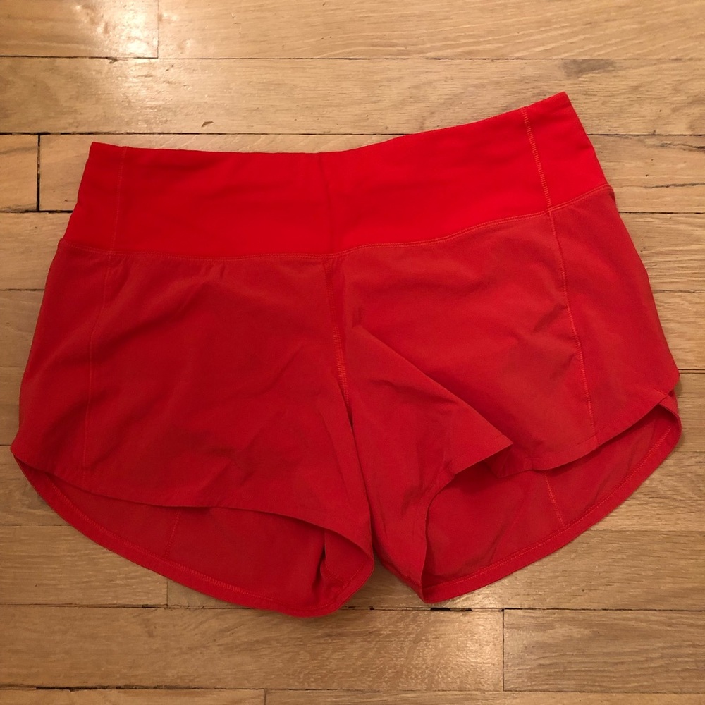 Lululemon Speed Up Short Long Size 6